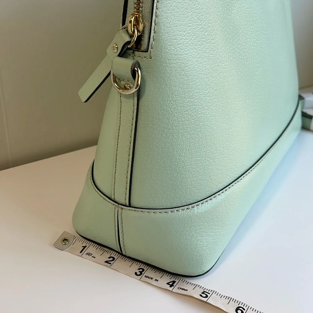 Kate Spade ♠️ Mint Green Genuine Leather Satchel Crossbody